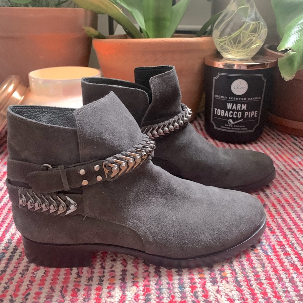 John Camuto moto ankle booties